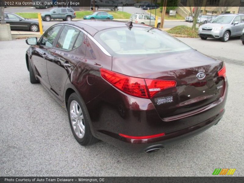 Dark Cherry / Beige 2012 Kia Optima EX