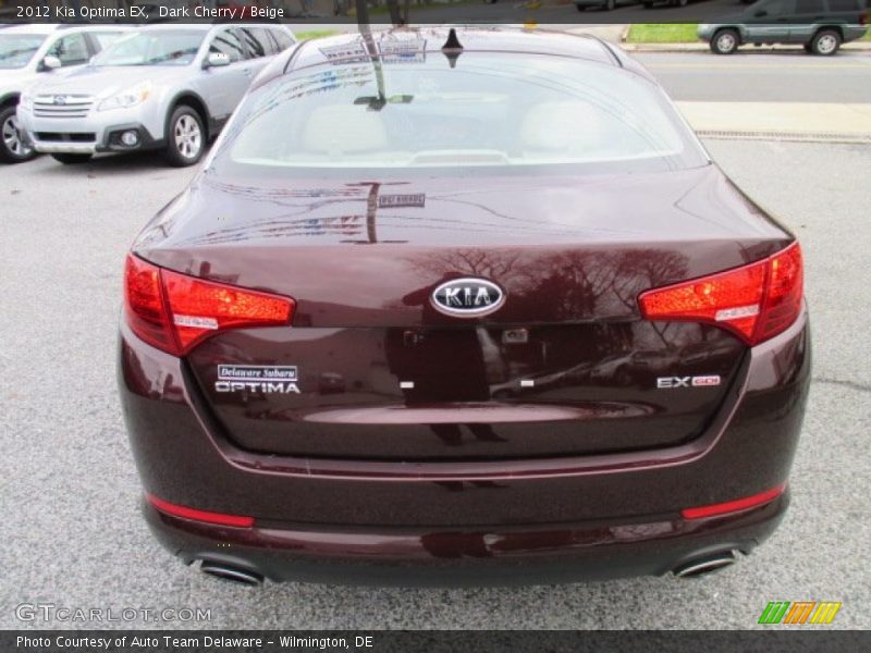 Dark Cherry / Beige 2012 Kia Optima EX