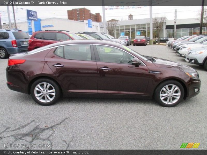 Dark Cherry / Beige 2012 Kia Optima EX