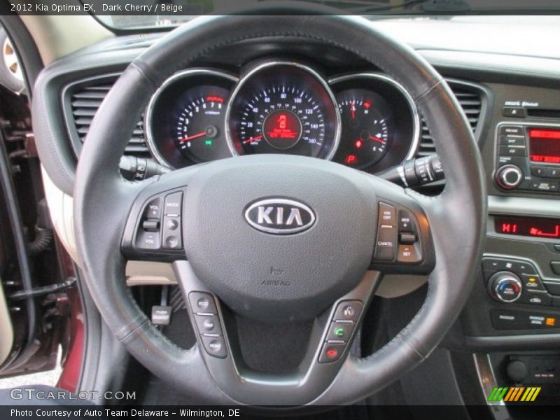 Dark Cherry / Beige 2012 Kia Optima EX