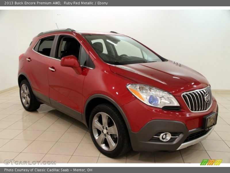 Ruby Red Metallic / Ebony 2013 Buick Encore Premium AWD