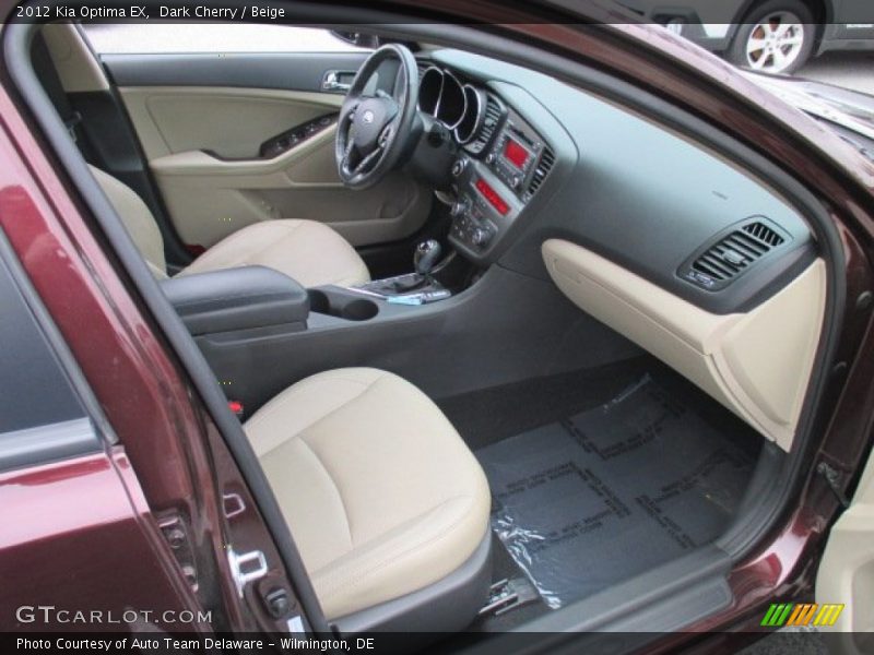 Dark Cherry / Beige 2012 Kia Optima EX