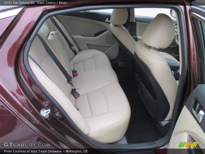 Dark Cherry / Beige 2012 Kia Optima EX