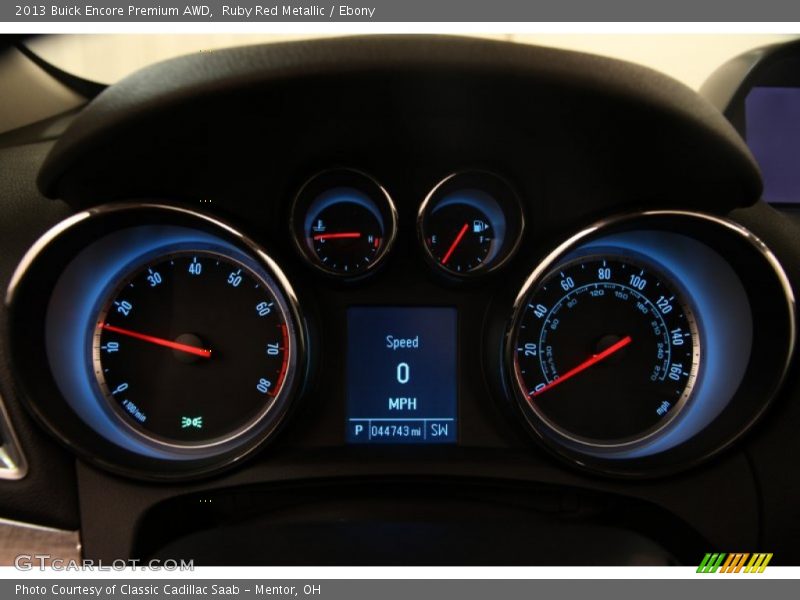  2013 Encore Premium AWD Premium AWD Gauges
