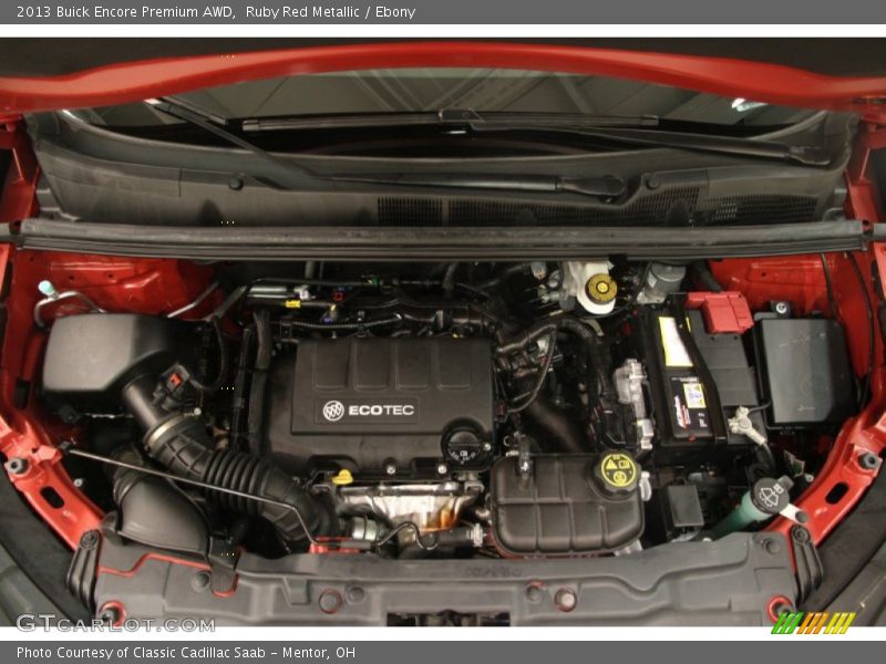  2013 Encore Premium AWD Engine - 1.4 Liter ECOTEC Turbocharged DOHC 16-Valve VVT 4 Cylinder