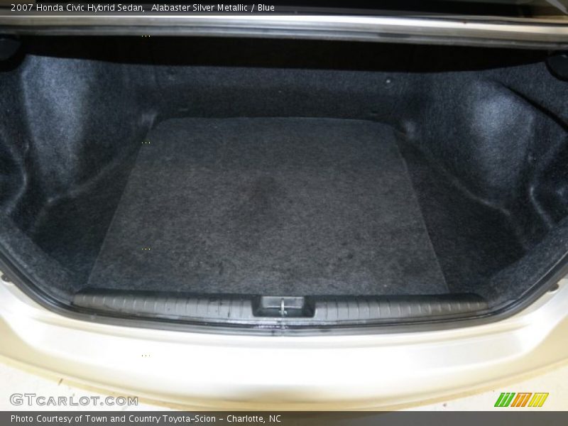 Alabaster Silver Metallic / Blue 2007 Honda Civic Hybrid Sedan