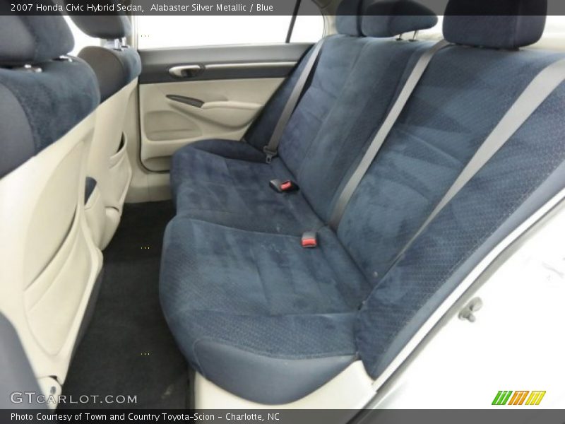 Rear Seat of 2007 Civic Hybrid Sedan