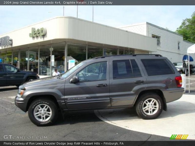 Graphite Metallic / Dark Slate Gray 2004 Jeep Grand Cherokee Laredo 4x4