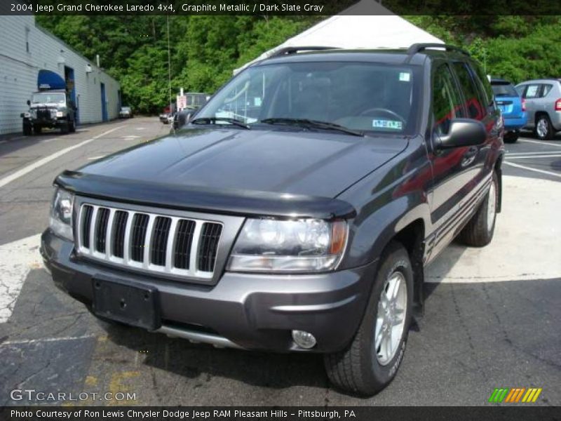 Graphite Metallic / Dark Slate Gray 2004 Jeep Grand Cherokee Laredo 4x4