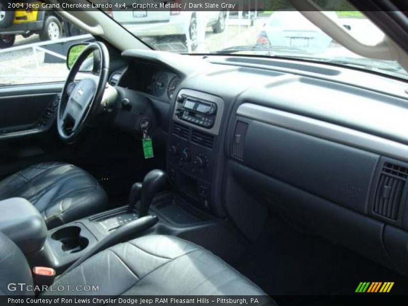 Graphite Metallic / Dark Slate Gray 2004 Jeep Grand Cherokee Laredo 4x4