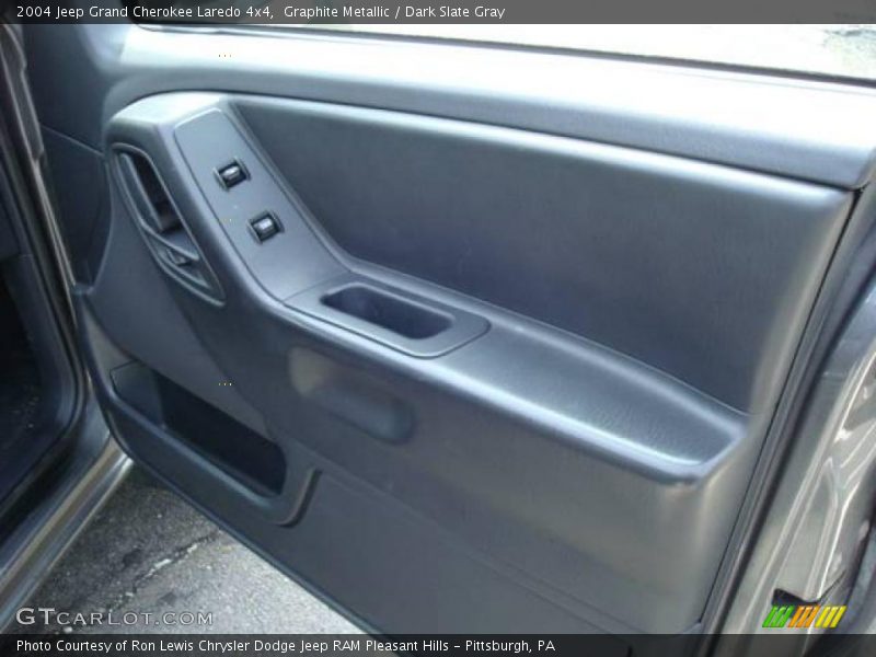 Graphite Metallic / Dark Slate Gray 2004 Jeep Grand Cherokee Laredo 4x4
