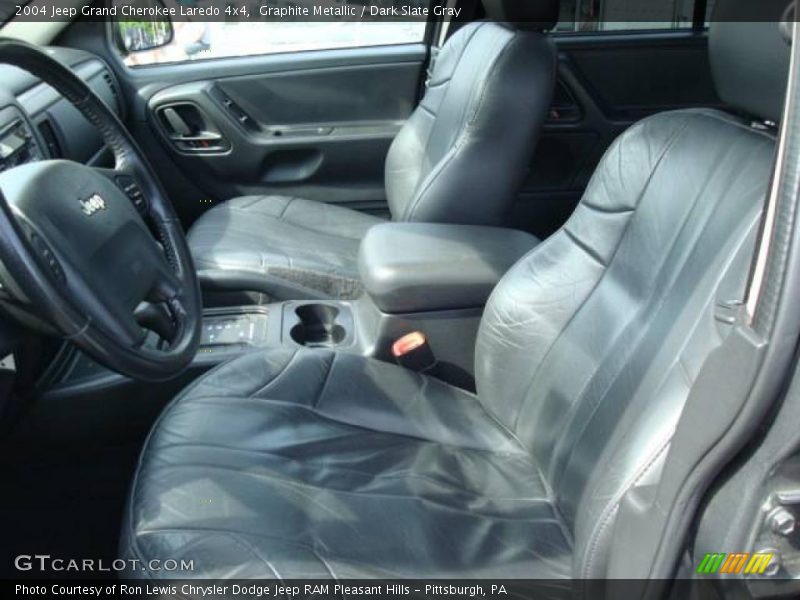 Graphite Metallic / Dark Slate Gray 2004 Jeep Grand Cherokee Laredo 4x4
