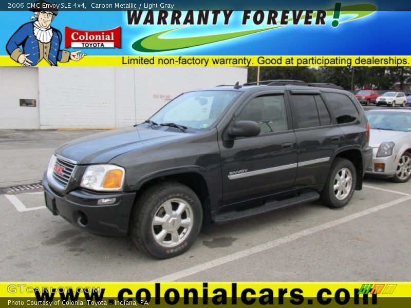 Carbon Metallic / Light Gray 2006 GMC Envoy SLE 4x4
