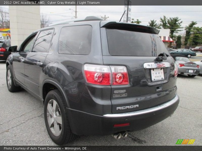 Cyber Gray Metallic / Light Titanium 2012 GMC Acadia SLT AWD