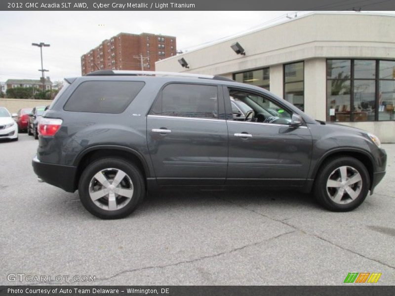 Cyber Gray Metallic / Light Titanium 2012 GMC Acadia SLT AWD