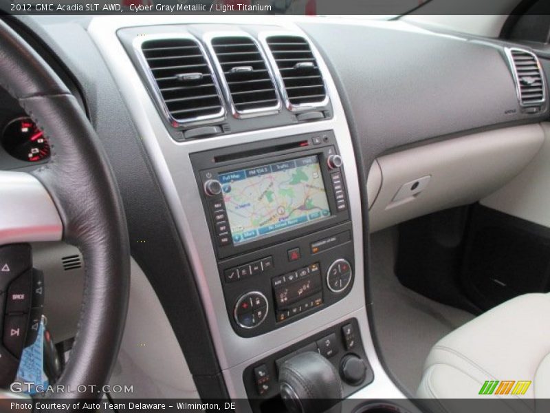 Cyber Gray Metallic / Light Titanium 2012 GMC Acadia SLT AWD