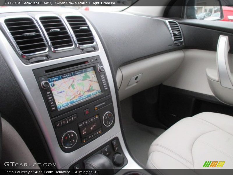 Cyber Gray Metallic / Light Titanium 2012 GMC Acadia SLT AWD