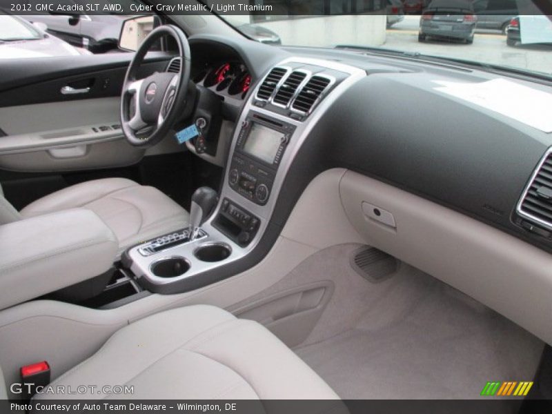 Cyber Gray Metallic / Light Titanium 2012 GMC Acadia SLT AWD
