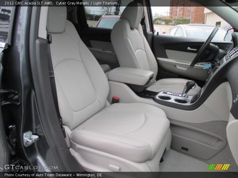 Cyber Gray Metallic / Light Titanium 2012 GMC Acadia SLT AWD