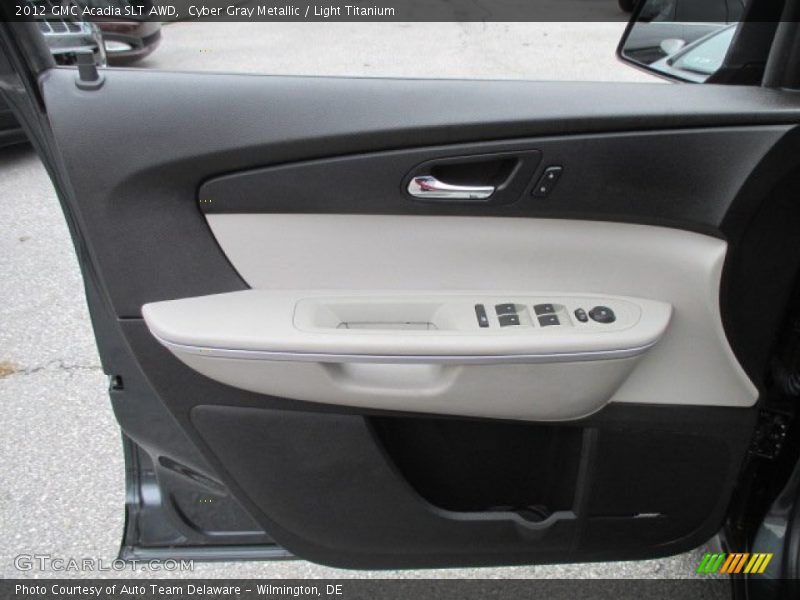 Cyber Gray Metallic / Light Titanium 2012 GMC Acadia SLT AWD