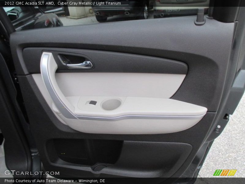 Cyber Gray Metallic / Light Titanium 2012 GMC Acadia SLT AWD