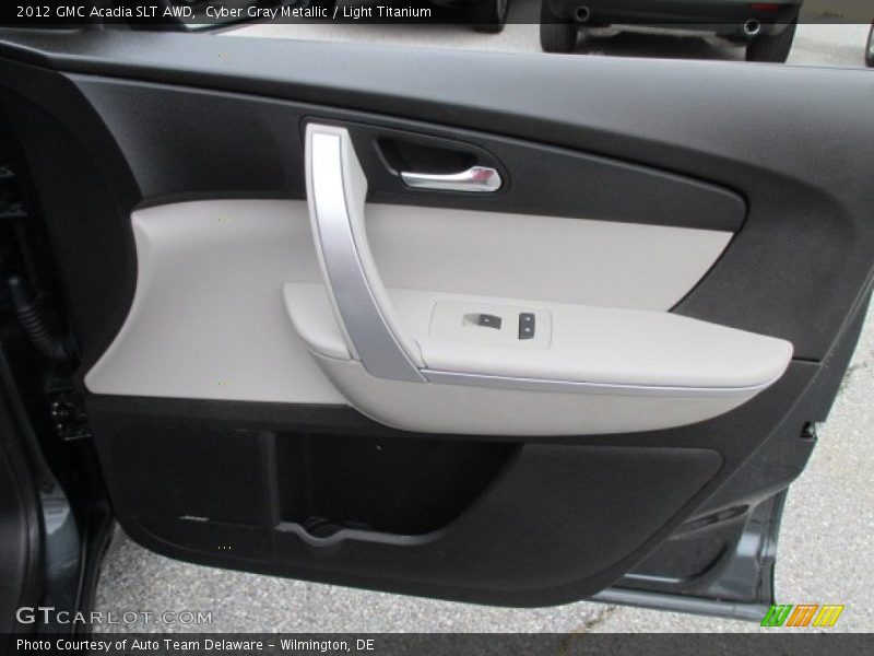 Cyber Gray Metallic / Light Titanium 2012 GMC Acadia SLT AWD
