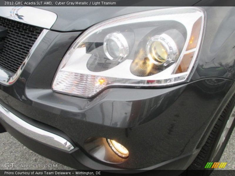 Cyber Gray Metallic / Light Titanium 2012 GMC Acadia SLT AWD