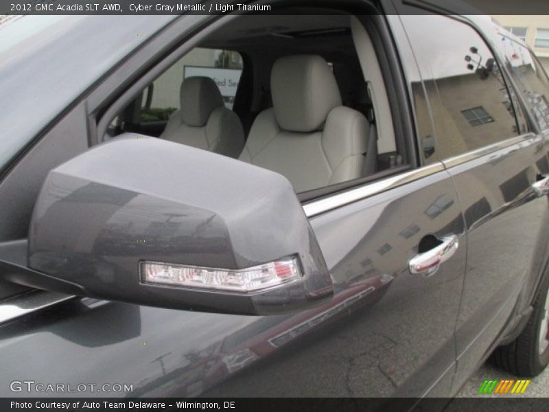 Cyber Gray Metallic / Light Titanium 2012 GMC Acadia SLT AWD