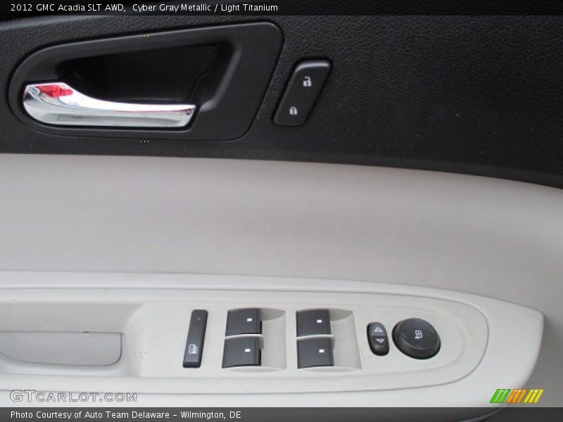 Cyber Gray Metallic / Light Titanium 2012 GMC Acadia SLT AWD