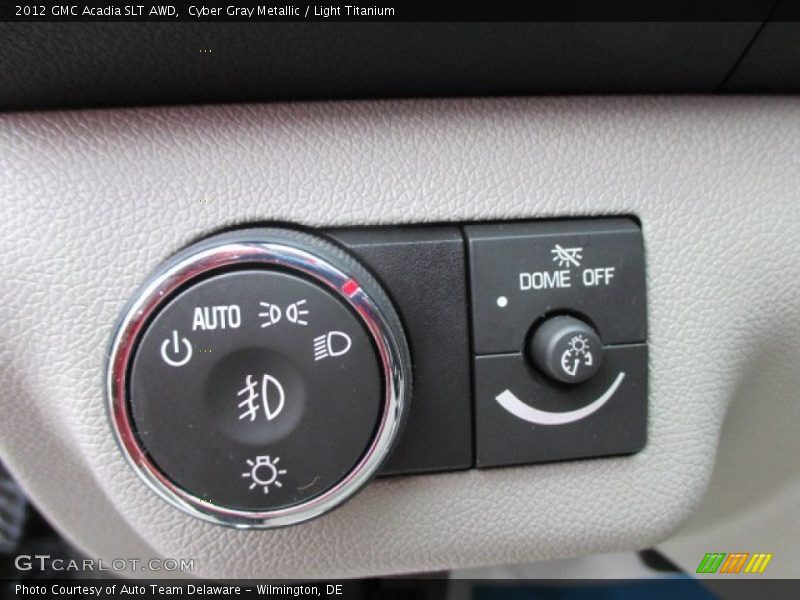 Cyber Gray Metallic / Light Titanium 2012 GMC Acadia SLT AWD