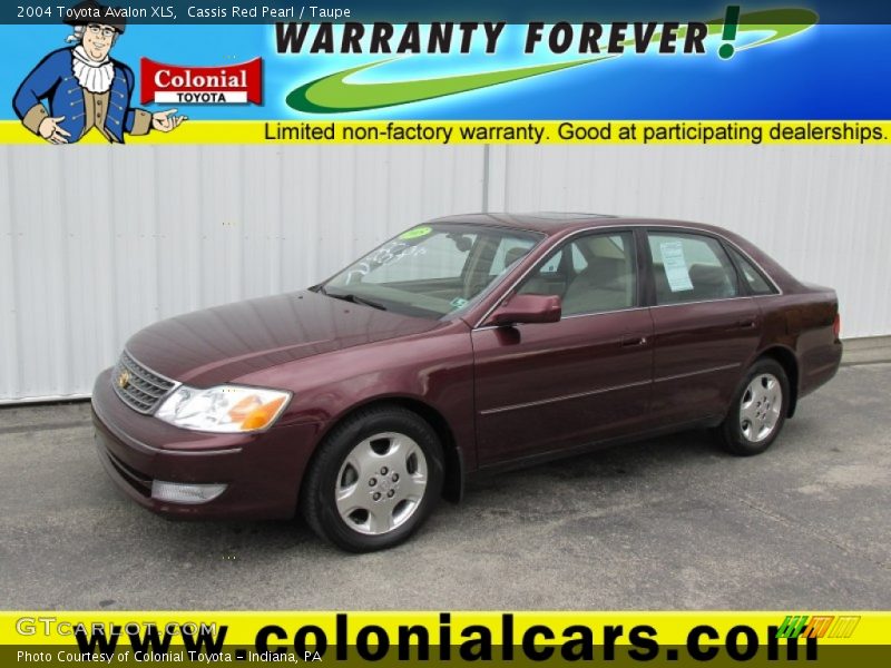 Cassis Red Pearl / Taupe 2004 Toyota Avalon XLS