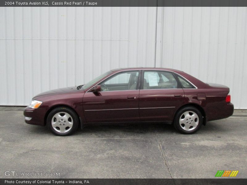 Cassis Red Pearl / Taupe 2004 Toyota Avalon XLS