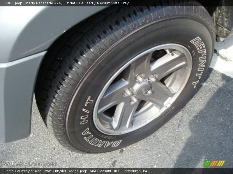 Patriot Blue Pearl / Medium Slate Gray 2005 Jeep Liberty Renegade 4x4