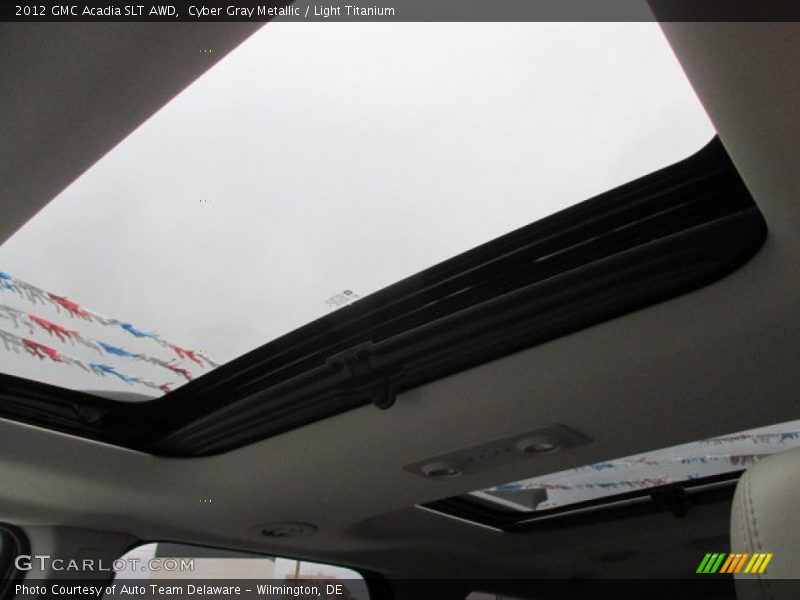 Cyber Gray Metallic / Light Titanium 2012 GMC Acadia SLT AWD