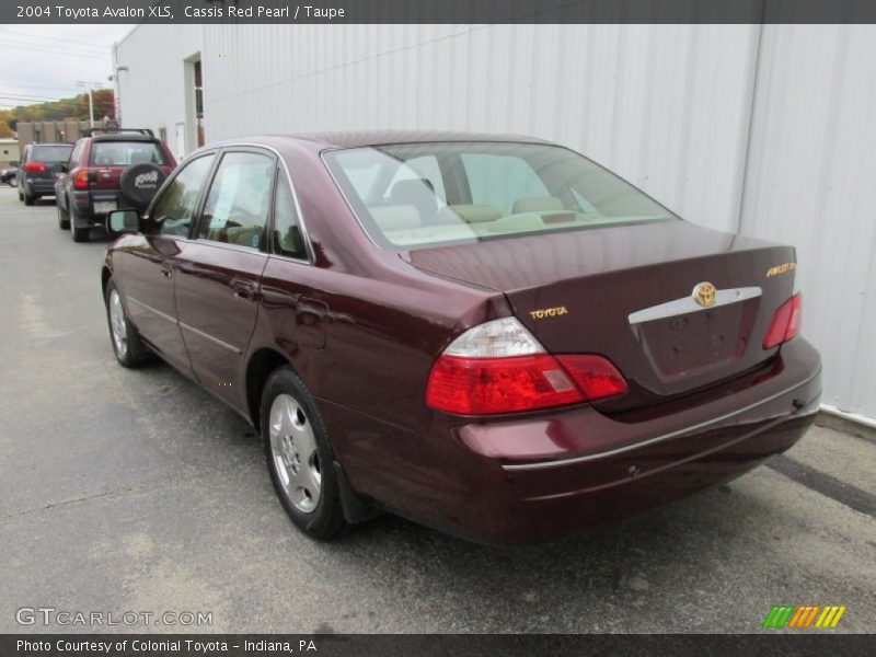 Cassis Red Pearl / Taupe 2004 Toyota Avalon XLS