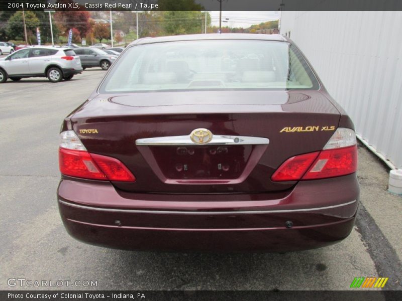 Cassis Red Pearl / Taupe 2004 Toyota Avalon XLS