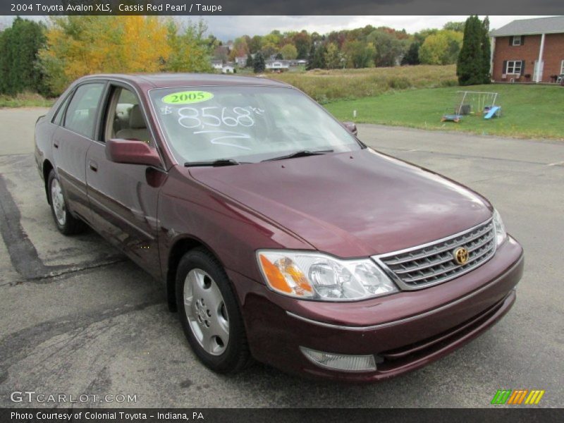 Cassis Red Pearl / Taupe 2004 Toyota Avalon XLS