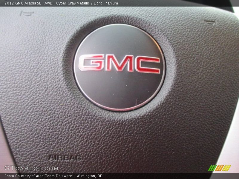 Cyber Gray Metallic / Light Titanium 2012 GMC Acadia SLT AWD