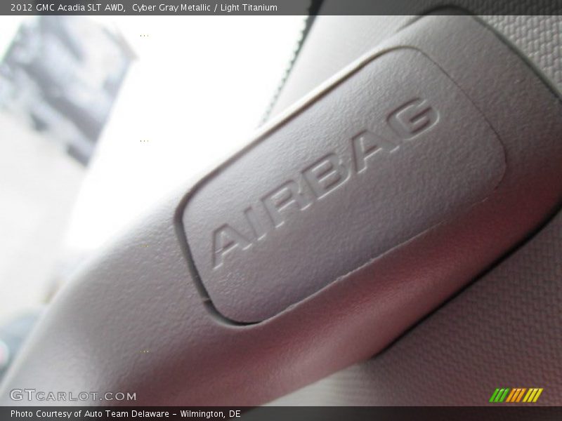 Cyber Gray Metallic / Light Titanium 2012 GMC Acadia SLT AWD