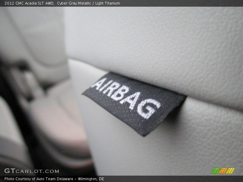 Cyber Gray Metallic / Light Titanium 2012 GMC Acadia SLT AWD