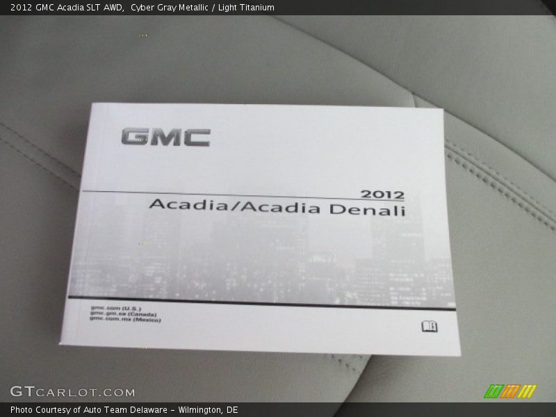 Cyber Gray Metallic / Light Titanium 2012 GMC Acadia SLT AWD