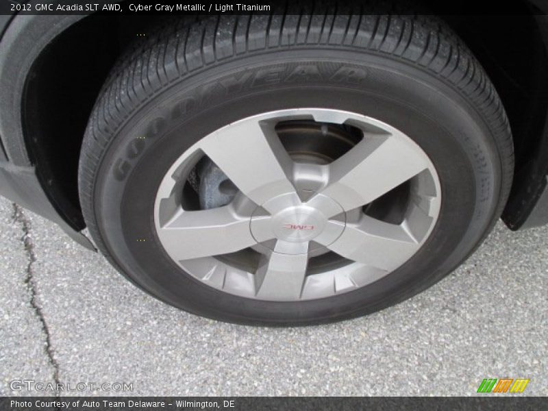Cyber Gray Metallic / Light Titanium 2012 GMC Acadia SLT AWD