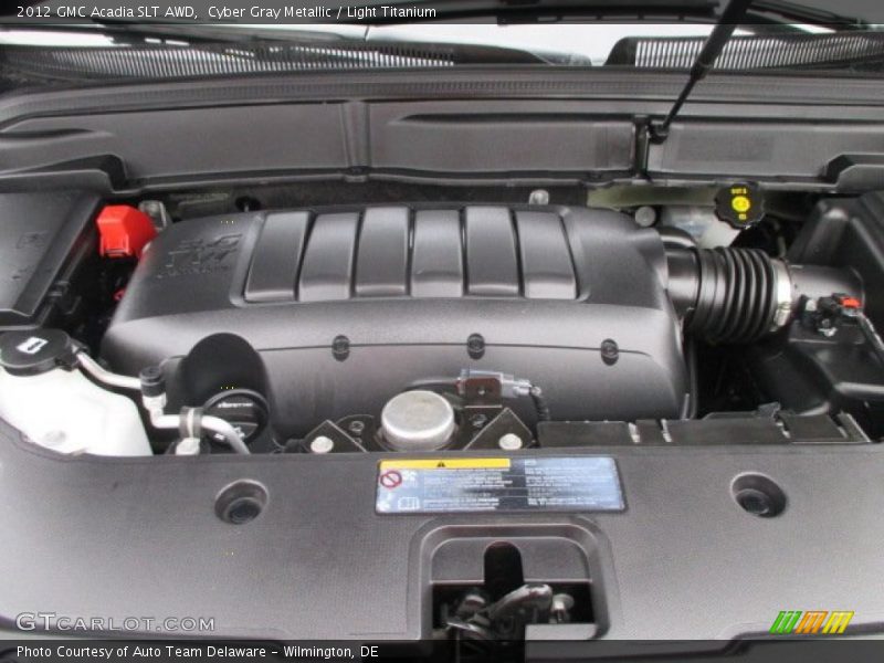 Cyber Gray Metallic / Light Titanium 2012 GMC Acadia SLT AWD