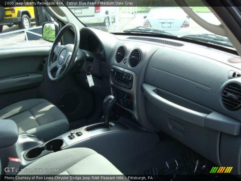 Patriot Blue Pearl / Medium Slate Gray 2005 Jeep Liberty Renegade 4x4