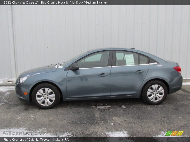 Blue Granite Metallic / Jet Black/Medium Titanium 2012 Chevrolet Cruze LS