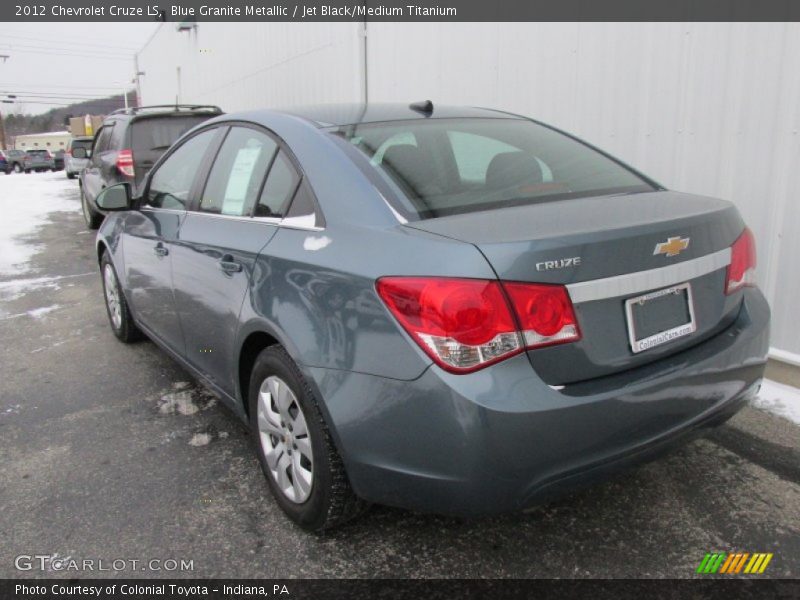 Blue Granite Metallic / Jet Black/Medium Titanium 2012 Chevrolet Cruze LS
