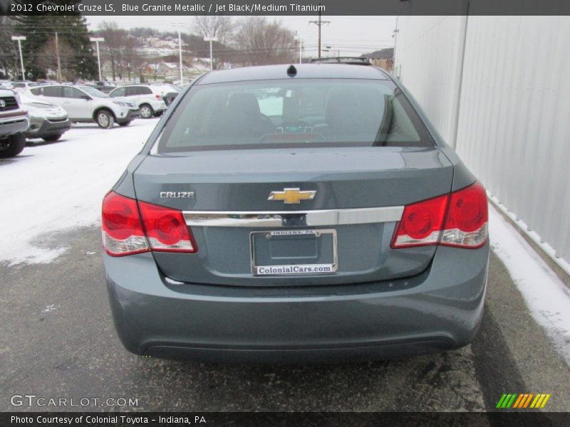 Blue Granite Metallic / Jet Black/Medium Titanium 2012 Chevrolet Cruze LS