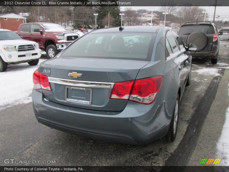 Blue Granite Metallic / Jet Black/Medium Titanium 2012 Chevrolet Cruze LS