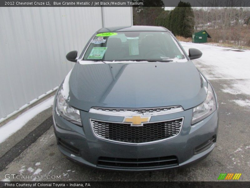 Blue Granite Metallic / Jet Black/Medium Titanium 2012 Chevrolet Cruze LS