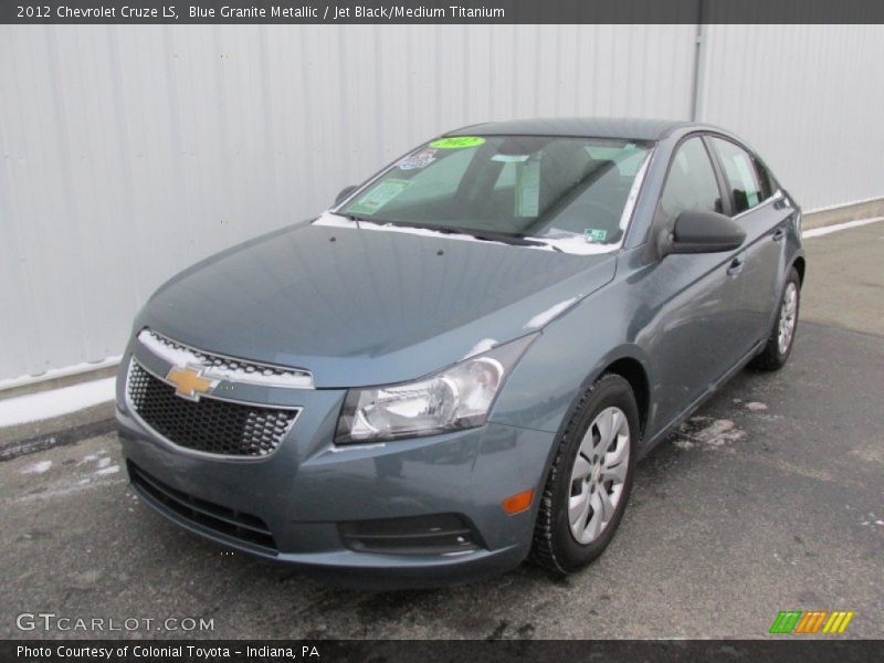 Blue Granite Metallic / Jet Black/Medium Titanium 2012 Chevrolet Cruze LS